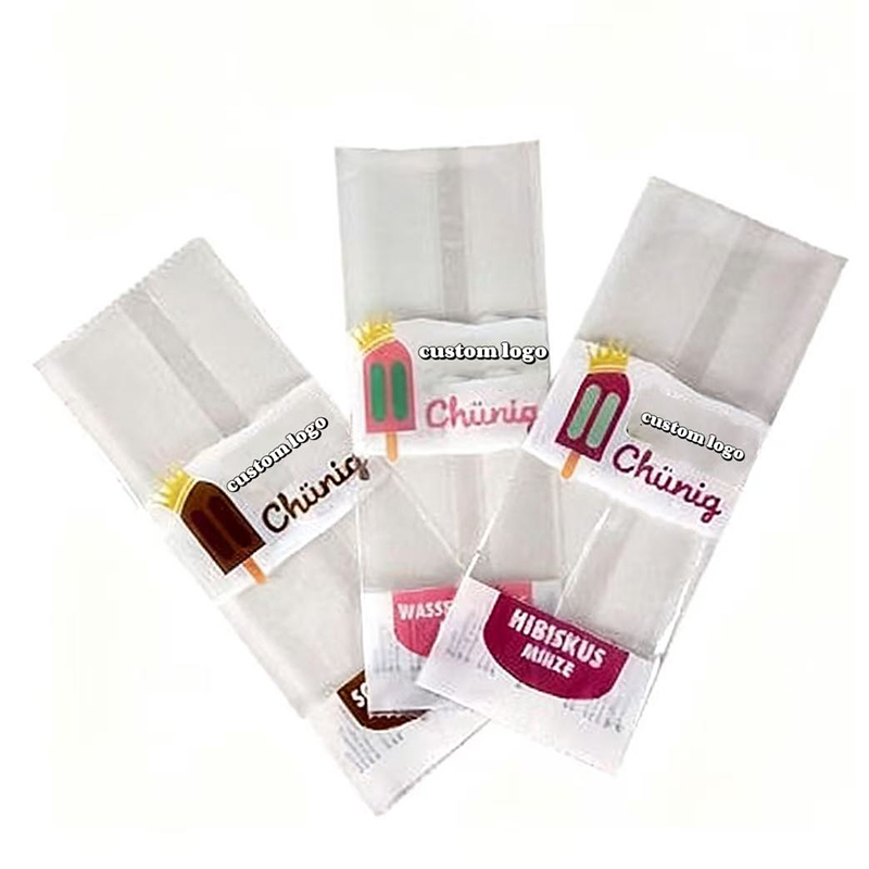 Púitsí plaisteacha mylar séala teasa le haghaidh uachtar reoite & lollies